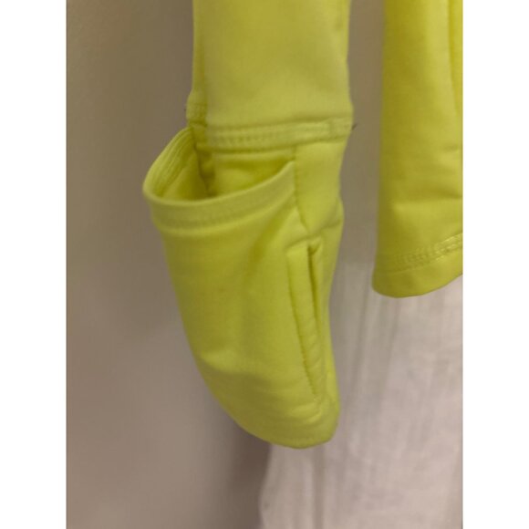 Champion XS Neon Yellow Duo Dry 1/4 Zip Pullover Athletic Running Jacket - Picture 5 of 16